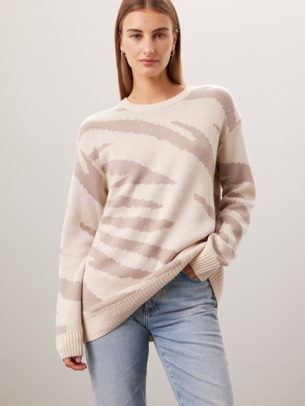 Splendid Lana Zebra Sweater